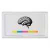 'Human Brain Side View' Sticky Note Ruler Pad (ST00036298)