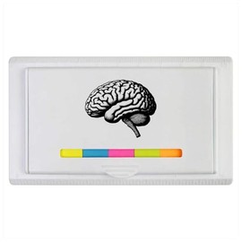 'Human Brain Side View' Sticky Note Ruler Pad (ST00036298)