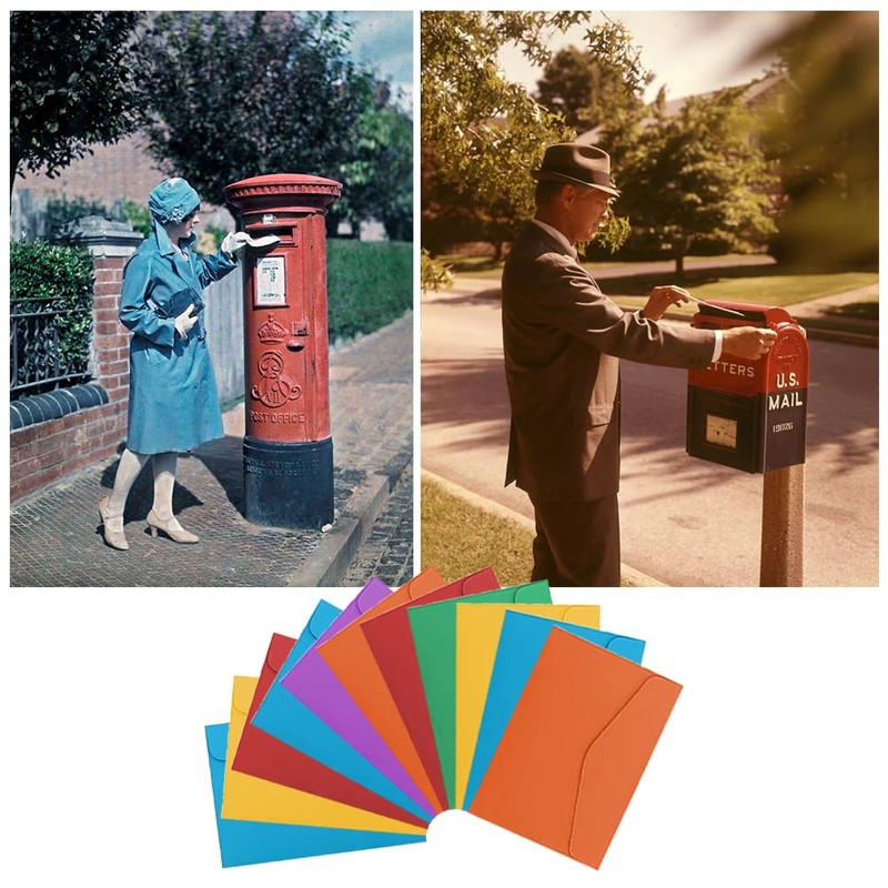 Multicoloured Envelopes, Colourful Envelopes, Pack of 60, Colourful Envelopes, for