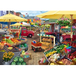 Wonder Forge Farmer´s Market Day 1000 Piece Jigsaw Puzzle for Adults