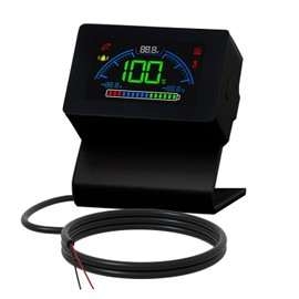 DC HOUSE - Monitor de capacidad de batería Bluetooth para sistemas de 12 V/24 V/36 V/48 V, medidor LCD de CC 8 a 90 V con voltaje, sensor...