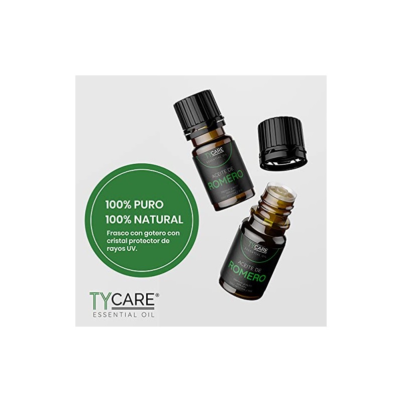 Aceite Esencial de Romero (Romero Officinalis) - 100% PURO PREMIUM