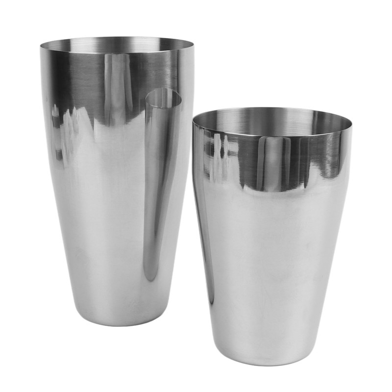Shaker Cocktail Tin 2 Layer 800 and 600ml Well Sealed