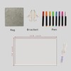 LED Dry Erase Notepad - Acrylic Message Board, Adjustable USB