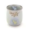 Kutani Ware [Drinking Cup] Large White Rabbit Weeping Cherry Blossom