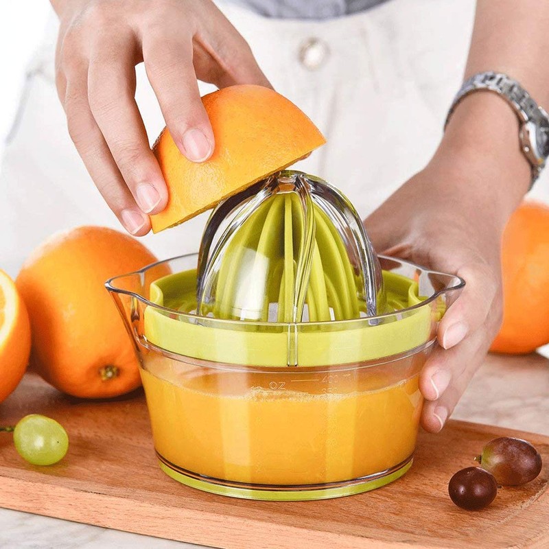 Drizom Citrus Lemon Orange Juicer Manual Hand Squeezer with Built-in