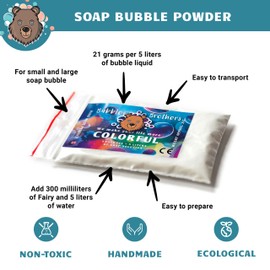 Bubble Brothers Bubble Mixture for 5 Litre of Bubble Mix Refill Bubble Solution for Giant Bubble Kit Bubble Liquid for Big Bubbles Extra Strong Fluid for Outdoor Party or Bubble Machine