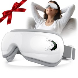 4-in-1 Eye Massager with Heat and Music, Air Pressure Compression and Vibration Massage, Bluetooth Sleep Mask,Gift for Women, Mum,Mother's Day, Birthday Gifts