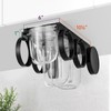 IMPRESA Kitchen Storage Cup Holder - Under-Shelf Hanging Blender Cup