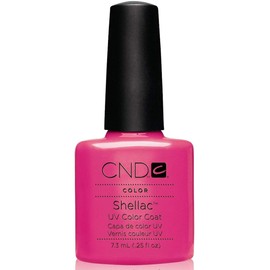 CND Shellac Hot Pop Pink, 7.3 ml/0.25 fl oz.