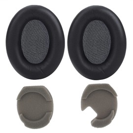 KZIOACSH Leather Replacement Earpads Cushions for Sony WH-1000XM4, Noise Cancelling Memory Foam Wireless Headphones Ear Pads Cushions Headset Earpads for Sony WH-1000XM4 Headphones