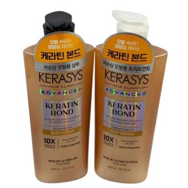 KERASYS HAIR CLINIC ADVANCED DEEP REPAIR AMPOULE SHAMPOO & TREATMENT 600ML FRESH