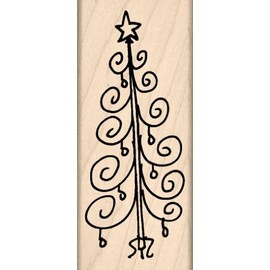 Stamps by Impression Christmas Tree Rubber Stamps (904a)