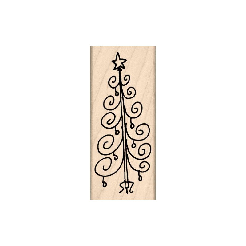Stamps by Impression Christmas Tree Rubber Stamps (904a)