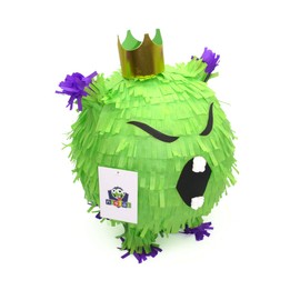 Nislai® Virus Pinata Monster Set | Ideal as a Pinata Birthday | Joke Gift Pinata | Back to School and Surprise Party | Includes Stick and Eye Mask | 38x25x25 cm
