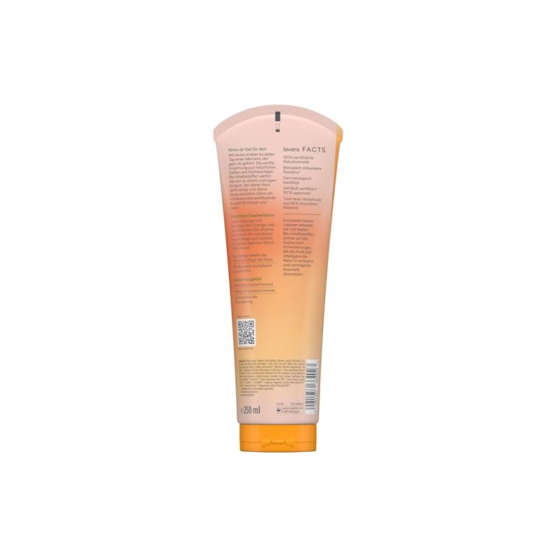 lavera Energize Me Shower Gel - Pampering Foaming Experience with