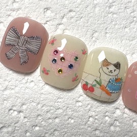 [Ar] My Table Handmade Nail Tips Drawing Nail Art Specialist / [아르] 나의식탁 수제네일팁 드로잉네일아트 전문