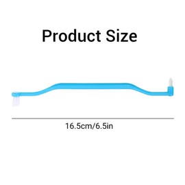 3PCS Dual Sided Cats & Dogs Toothbrushes, Small Dog Toothbrushes, Cat Oral Care Products with Curved Handles, Can Reduce the Formation of Dental Plaque and Bad Breath（Orange/Pink/Blue）