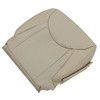 Priprilod Tan Perforated Leather Driver Side Bottom Replacement Seat Cover