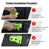 10PCS Door Hinge Cover & Hood Hinge Cover Trim Exterior