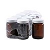 Amber Jar 100g with Lid 10 Pack