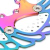 Mountain Bike TitaniumPlated Cooling Disc Brake Rotor 6 Nails Cycling