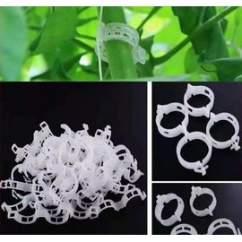 200Pcs Plastic Plant Clips Essential Garden Tools, Plastic Trellis Clips Plant Support Clips Tomato Grape Vine Vegetables Plant Fixing Clips,2024 Upgrade Plant Support Garden Clips