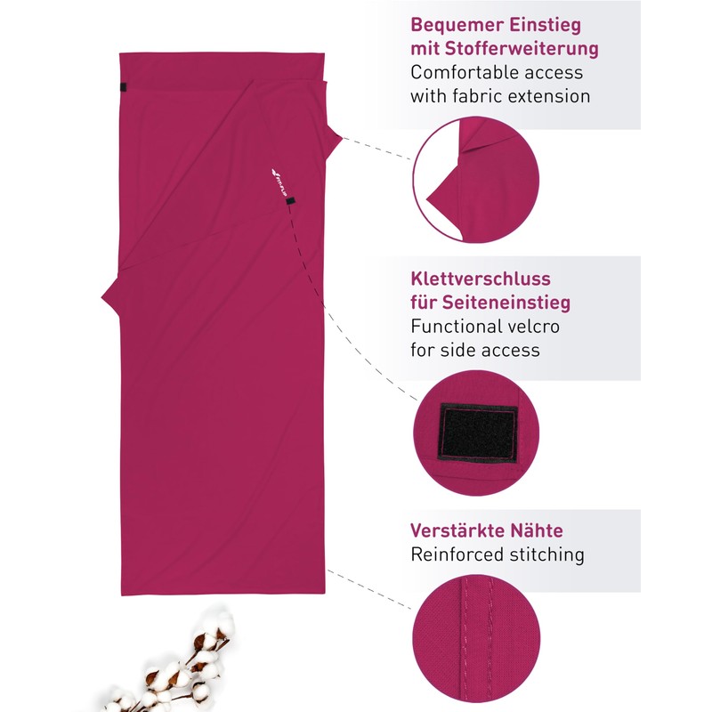 Fit-Flip Cotton Sleeping Bag – Ultralight Sleeping Bag Inner 325