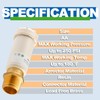 AquaNeurk 2Pcs Resin Straight Water Hammer Arrestor, 1/2 Inch MIP