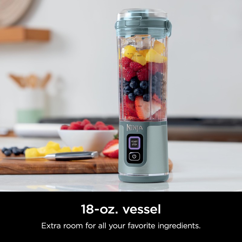 Ninja Blast Portable Blender & Accessories, Cordless, 18oz. Vessel, Personal