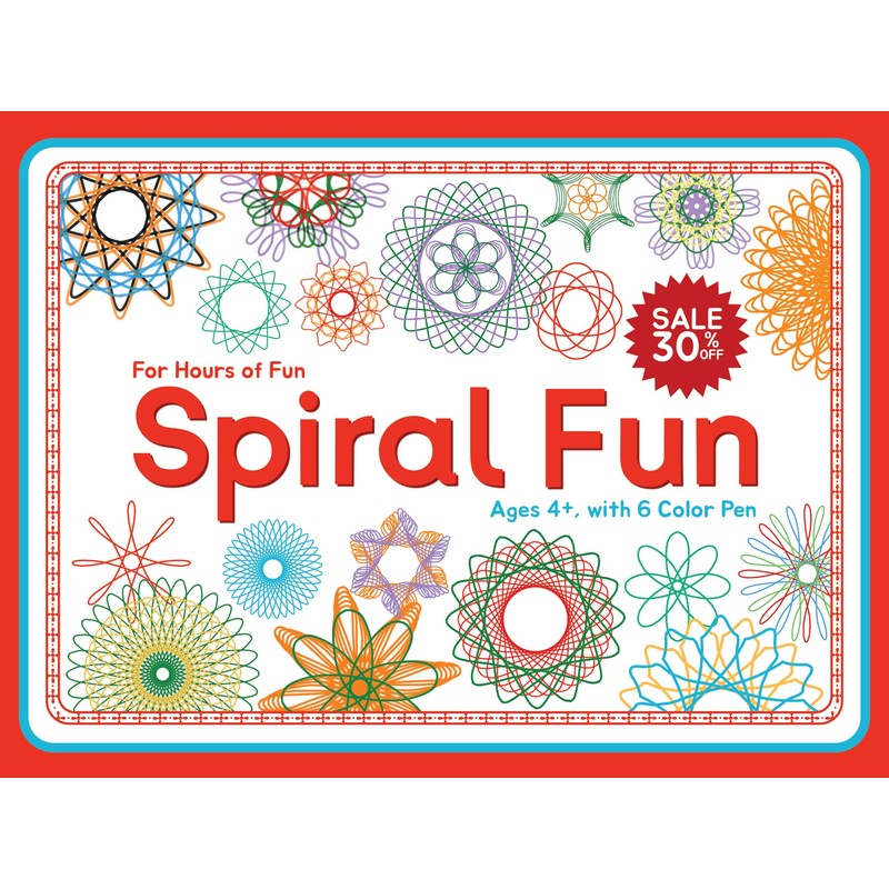 Georgi’s Perfect Spiral Fun Art Set, Gift Wrapped 23 Piece