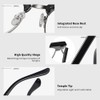 ZAMGIC Photochromic Sunglasses Blue Light Blocking Glasses for Men and