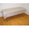 Exquisite Silver Floral plastic table cover