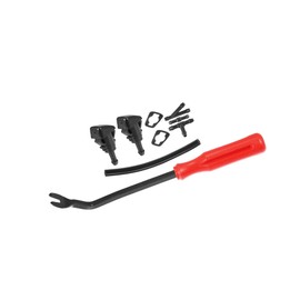 Partuto 9pcs Front Windshield Wiper Washer Nozzle Spray Jet Kit 86636FG051 86636FG050 for Subaru Impreza WRX STI 2008-2014 Replacement