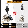 Go Pal Retractable Badge Reel Set: 2 Pack Heavy Duty