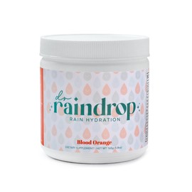 Dr Raindrop Electrolytes Powder, Blood Orange Flavor- No Added Sugar Hydration Drink Mix- GMO Free with Potassium Citrate- Sports hydration
