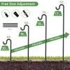 Surprizo Shepherd Hook for Outdoor, Heavy Duty Bird Feeder Pole