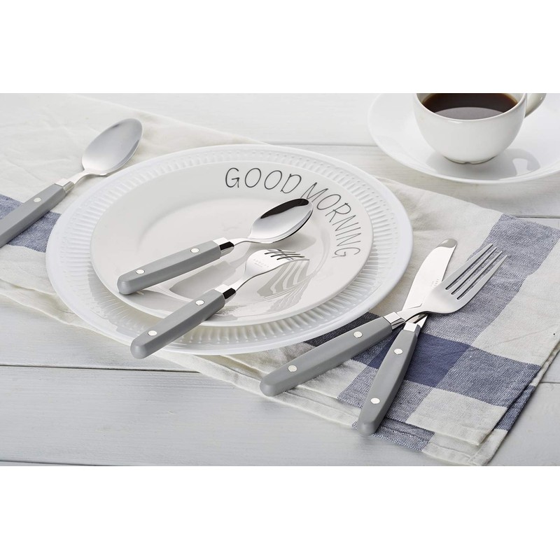 Annova Cutlery Set 20 Pieces Stainless Steel Color Handle with
