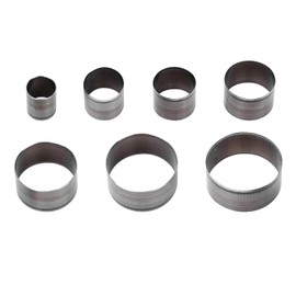 7 Piece Leather Punch Mould Set, Round Leathercraft Punch Tool Set, Handmade DIY for Leather Crafts, Hole Punch Tool Leather Bell Crop Puncher for 20/25/30/35/40/45/50 mm