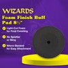 Wizards Foam Finish Buff Pad - Velcro Backed, Light Polish