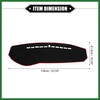 Motoforti Dashboard Cover Compatible for Hyundai Sonata 2006-2008, Non-Slip Polyester