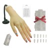 Nail Silicone Practice Hand For Acrylic Nails Practice Fake Hand