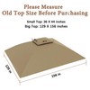 SCOCANOPY Replacement Cover Compatible with SUNJOY Crestfield 11X13 Gazebo (Models