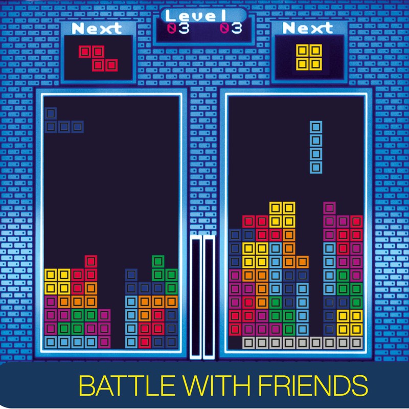 Fizz Creations Tetris Duel - 2 Player TV Games Console