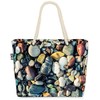 VOID Stone Beach Colourful Pebble Beach Bag Shopper 58 x