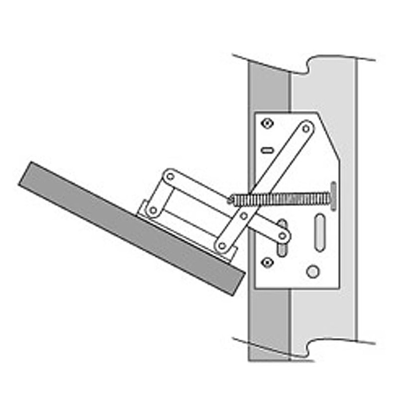 MOUMOUTEN 2 Sets Scissor Spring Hinge, Door Cabinet 45 Degrees