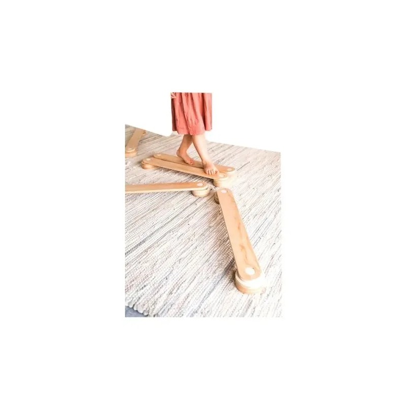 Barras De Equilibrio Montessori Niños Bebe 3 Vigas 60 Cm