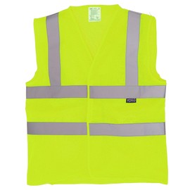 Yoko Hi-Vis Open Mesh Vest / Jacket (3XL) (Hi-Vis Yellow)