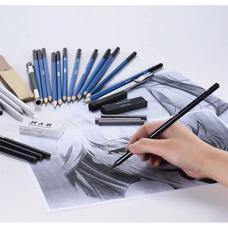 MT MALATEC Drawing Set Pencils Sketching Drawing 32 in 1