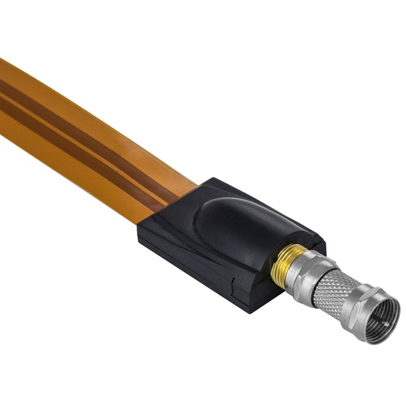 Poppstar 2x Sat Adapter F-connector (F-male to F-male), for coaxial